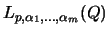 $L_{p, \alpha_1, \ldots, \alpha_m}(Q)$