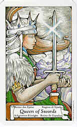 Card 2: Queen of Swords