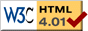 HTML 4.01 Vlido