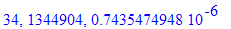 34, 1344904, .7435474948e-6