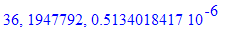 36, 1947792, .5134018417e-6