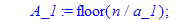 B2 := proc (a_1, a_2, a_3, a_4, n::integer) local A_1, A_2, A_3, A_4, A_1_2, A_1_3, A_1_4, A_2_3, A_2_4, A_3_4, A_1_2_3, A_1_2_4, A_1_3_4, A_2_3_4, A_1_2_3_4; A_1 := floor(n/a_1); A_2 := floor(n/a_2); ...