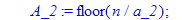 B2 := proc (a_1, a_2, a_3, a_4, n::integer) local A_1, A_2, A_3, A_4, A_1_2, A_1_3, A_1_4, A_2_3, A_2_4, A_3_4, A_1_2_3, A_1_2_4, A_1_3_4, A_2_3_4, A_1_2_3_4; A_1 := floor(n/a_1); A_2 := floor(n/a_2); ...